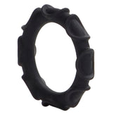 Atlas Silicone Cock Ring Black > Sex Toys For Men > Love Rings